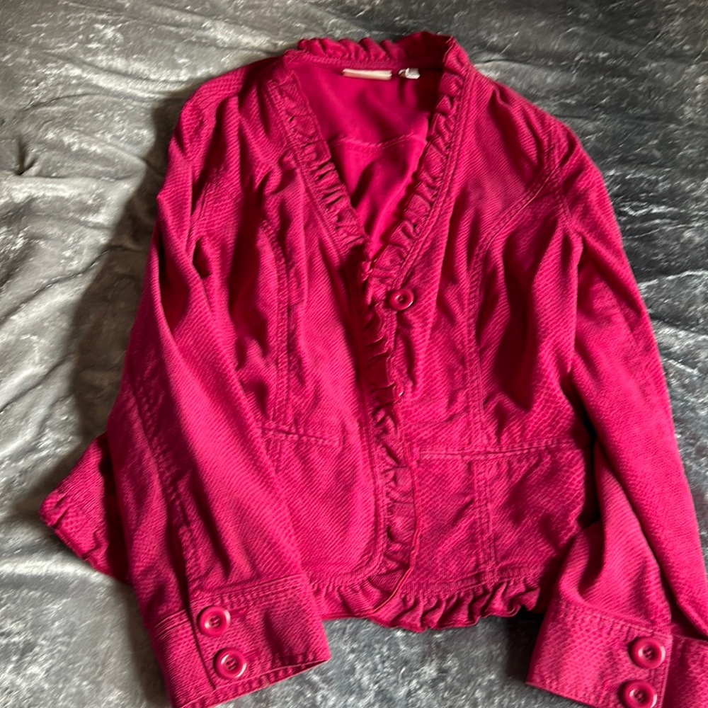 Chicos Women’s Hot Pink Jacket Size 0